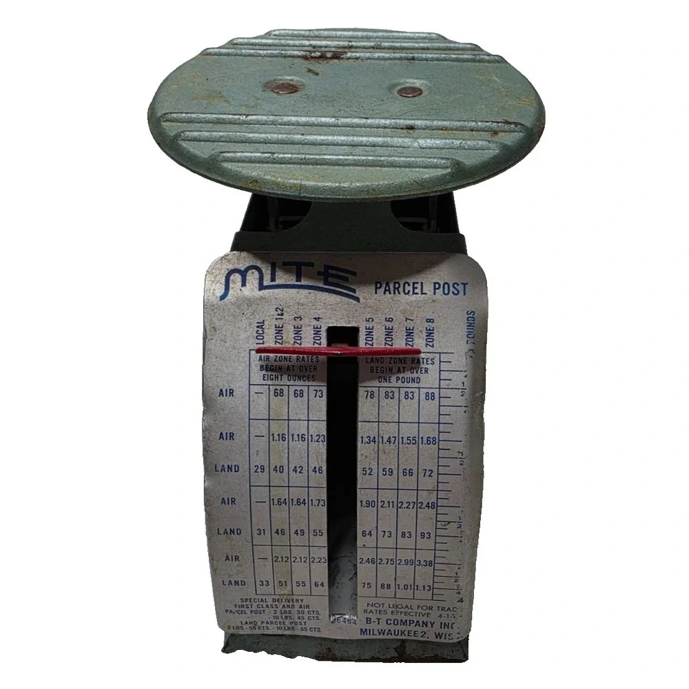 Vintage Mite Parcel Post Postal Scale 1950's